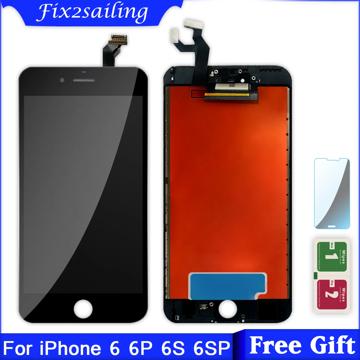 No Dead Pixel LCD For iPhone 6 6S 6Plus 6S Plus LCD Display + Touch Screen Digitizer Assembly
No Dead Pixel LCD For iPhone 6 6S 6Plus 6S Plus LCD Display + Touch Screen Digitizer Assembly