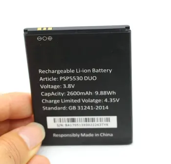 Ciszean 10pcs/lot Replacement Battery For Prestigio PSP 5530 DUO PSP5530 DUO 2600mAh Mobile Phone Batteria Batterij Batteries
Ciszean 10pcs/lot Replacement Battery For Prestigio PSP 5530 DUO PSP5530 DUO 2600mAh Mobile Phone Batteria Batterij Batteries