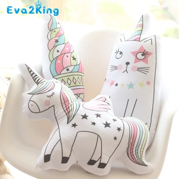 Kawaii Unicorn One-horned Cat Icecream Plush Pillow Cute Soft Animal Shaped Doll Baby Kids Bedroom Decoration Christmas Gift
Kawaii Unicorn One-horned Cat Icecream Plush Pillow Cute Soft Animal Shaped Doll Baby Kids Bedroom Decoration Christmas Gift