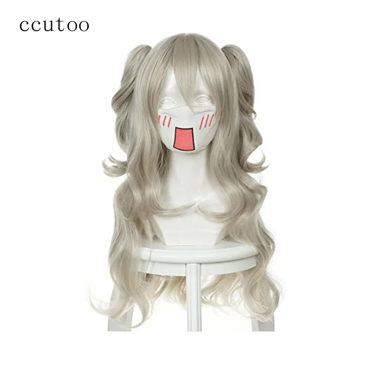 ccutoo Charlotte Nao Tomori 27.5" Grey Curly Long Synthetic Hair Cosplay Full Wigs With Chip Ponytails Heat Resistance Fiber
ccutoo Charlotte Nao Tomori 27.5" Grey Curly Long Synthetic Hair Cosplay Full Wigs With Chip Ponytails Heat Resistance Fiber