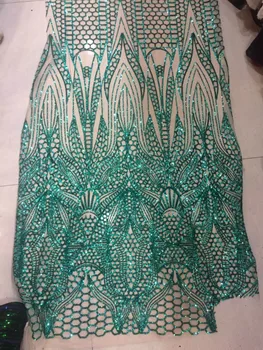 Free shipping! Hot selling Green sequins embroidery laces net african french lace fabric for wedding dress L525
Free shipping! Hot selling Green sequins embroidery laces net african french lace fabric for wedding dress L525