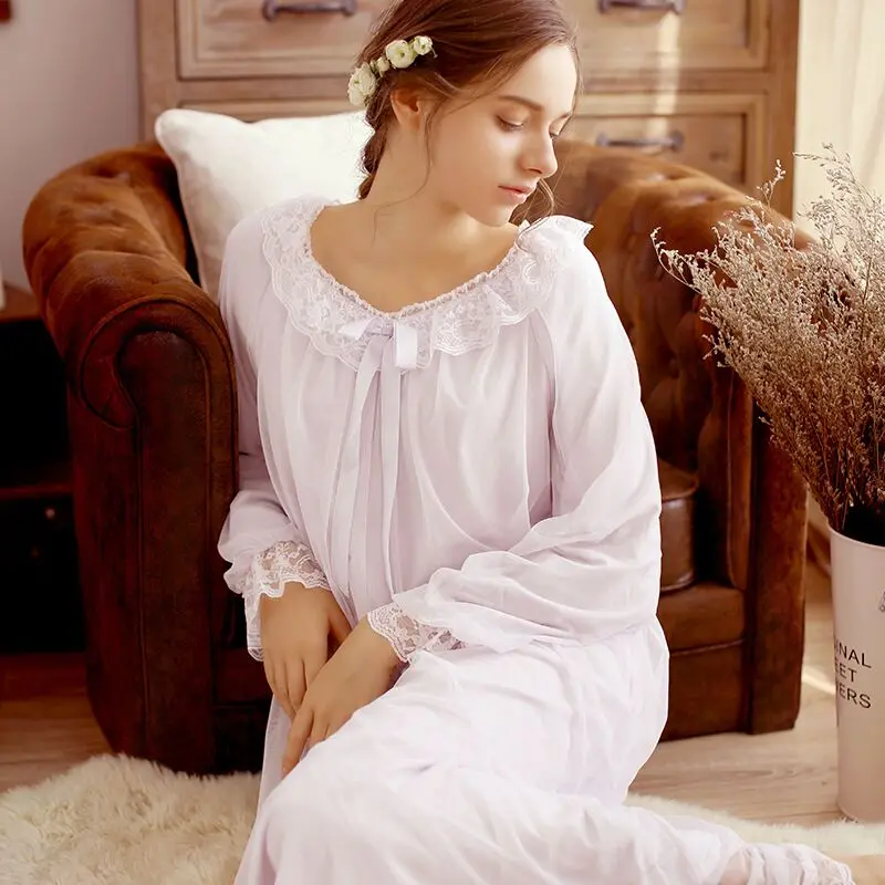 CFYH Sleepshirts 2018 Nightgown Sleep & Lounge Lace Court Home Dress Sweet Nightwear Sexy Sleepwear Female Solid Nightdress
CFYH Sleepshirts 2018 Nightgown Sleep & Lounge Lace Court Home Dress Sweet Nightwear Sexy Sleepwear Female Solid Nightdress
