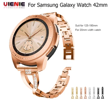 rhinestones watchband For Samsung Galaxy Watch 42mm 20MM stainless steel smart wristbands For Samsung Galaxy Watch Crystal new
rhinestones watchband For Samsung Galaxy Watch 42mm 20MM stainless steel smart wristbands For Samsung Galaxy Watch Crystal new