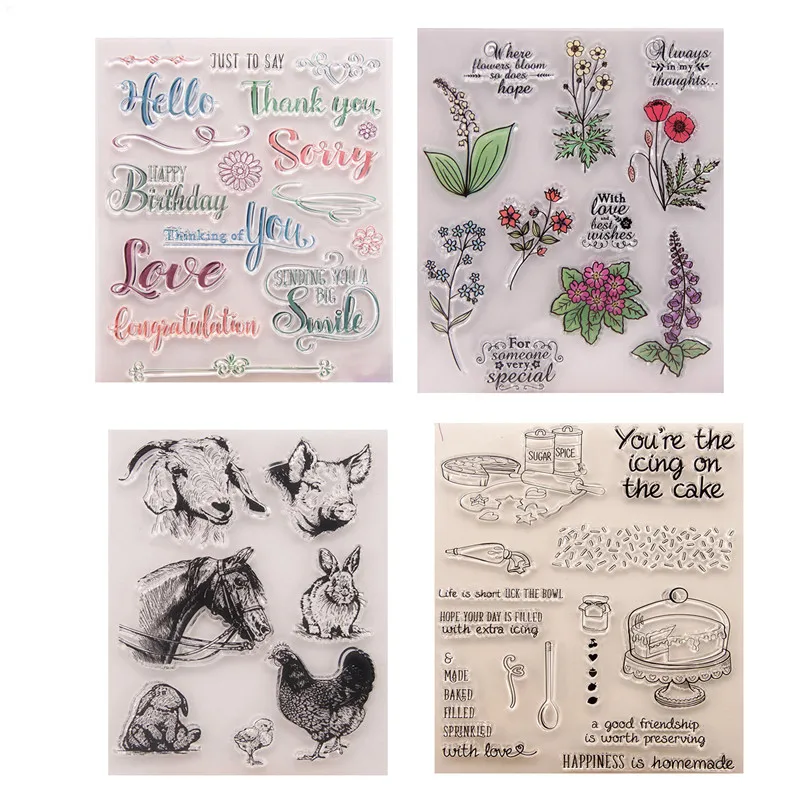 Greetings Sentiments Flowers Plants Animals Birthday Rubber Clear Stamp Scrapbook/Photo Album DIY Card Making Clear Stamps
Greetings Sentiments Flowers Plants Animals Birthday Rubber Clear Stamp Scrapbook/Photo Album DIY Card Making Clear Stamps