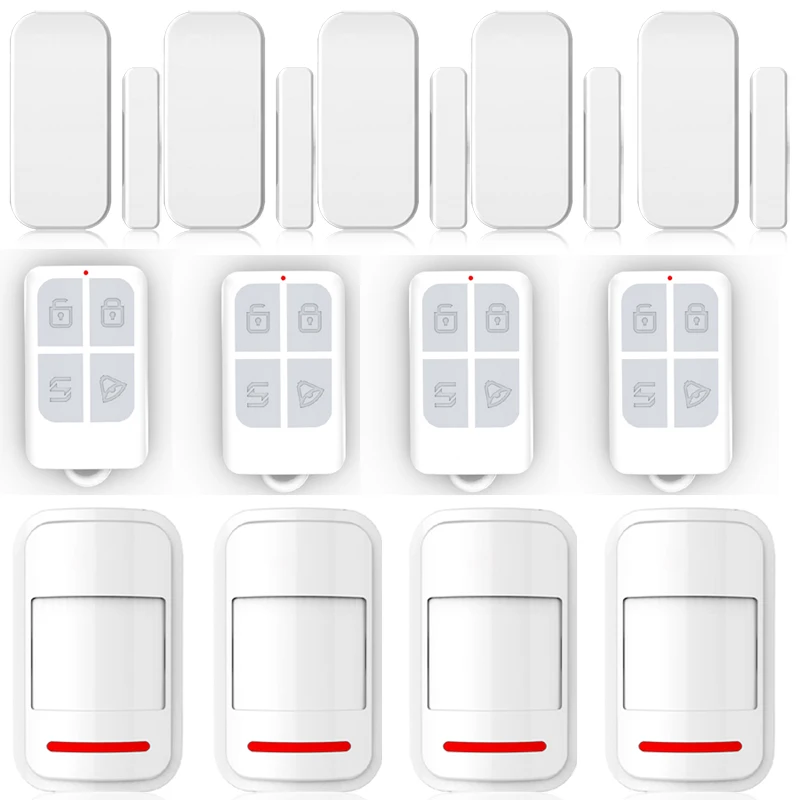 433MHz Intelligent Wireless Door Gap Window Sensor Detector Wireless PIR Motion Sensor Infrared Detector Remote Control Keychain
433MHz Intelligent Wireless Door Gap Window Sensor Detector Wireless PIR Motion Sensor Infrared Detector Remote Control Keychain