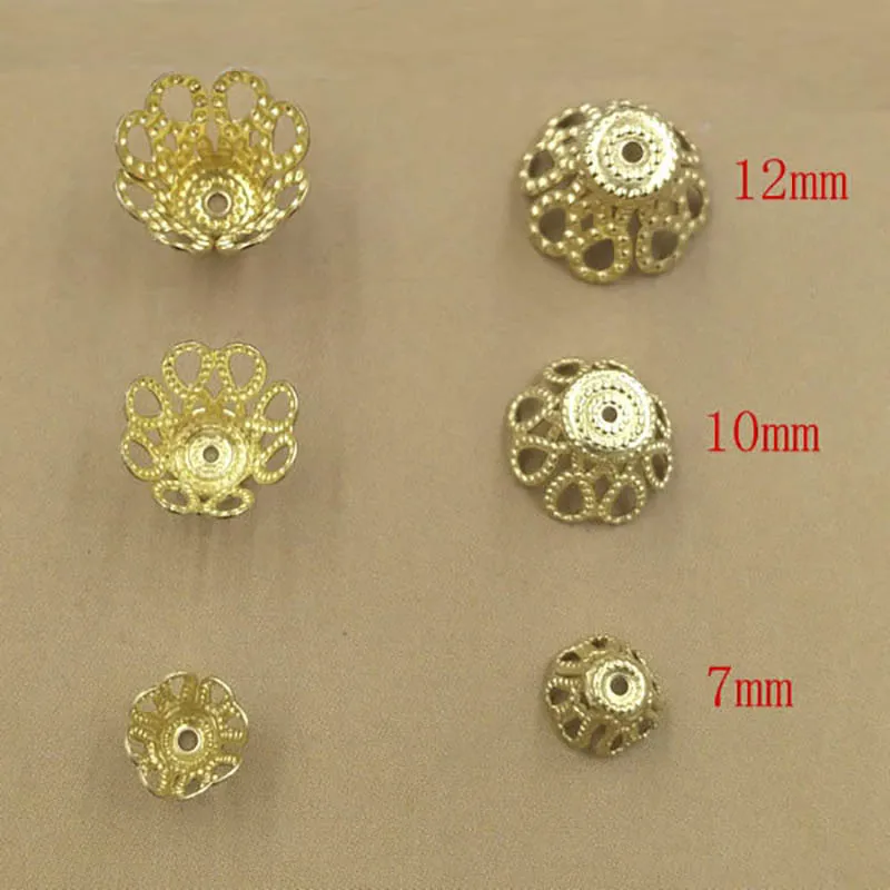 100pcs Hollow Up Hats For Beads Jewelry Metal End Caps Fit Handmade Tassel Pendants Connector Diy Findings Accessories Supplier
100pcs Hollow Up Hats For Beads Jewelry Metal End Caps Fit Handmade Tassel Pendants Connector Diy Findings Accessories Supplier