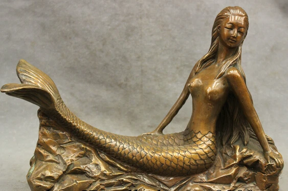 shitou 001880 13" Chinese Bronze Copper Sleep Mermaid sea-maid Fish Art Belle Statue On Bone discount 30% (C0324)
shitou 001880 13" Chinese Bronze Copper Sleep Mermaid sea-maid Fish Art Belle Statue On Bone discount 30% (C0324)