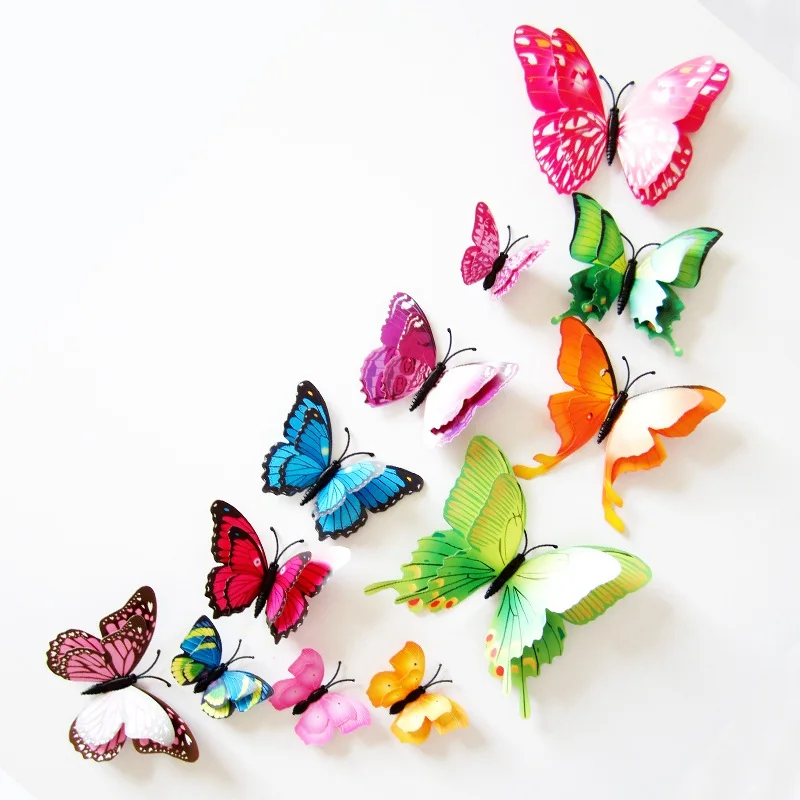 Wall Stickers 12pcs Decor Wall Stickers Home Decorations 3D Butterfly PVC for living room Home Decoration
Wall Stickers 12pcs Decor Wall Stickers Home Decorations 3D Butterfly PVC for living room Home Decoration