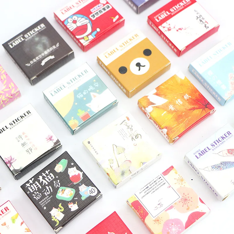 40 PCS/box Mini Cartoon Paper Sticker Decoration Decal DIY Album Scrapbooking Seal Sticker Kawaii Stationery Gift Material Escol
40 PCS/box Mini Cartoon Paper Sticker Decoration Decal DIY Album Scrapbooking Seal Sticker Kawaii Stationery Gift Material Escol