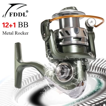 Spinning Reel 1000-6000 Series Fishing Wheel 12+1BB Bearing Full Metal Rocker Spinning Wheel Fishing Line Sea Rod Fishing Gear
Spinning Reel 1000-6000 Series Fishing Wheel 12+1BB Bearing Full Metal Rocker Spinning Wheel Fishing Line Sea Rod Fishing Gear