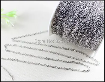 10Meter/LOT Antique Silver Plated O Shaped Copper Link Chain,Diy Jewelry Findings Jewelry Accessories
10Meter/LOT Antique Silver Plated O Shaped Copper Link Chain,Diy Jewelry Findings Jewelry Accessories