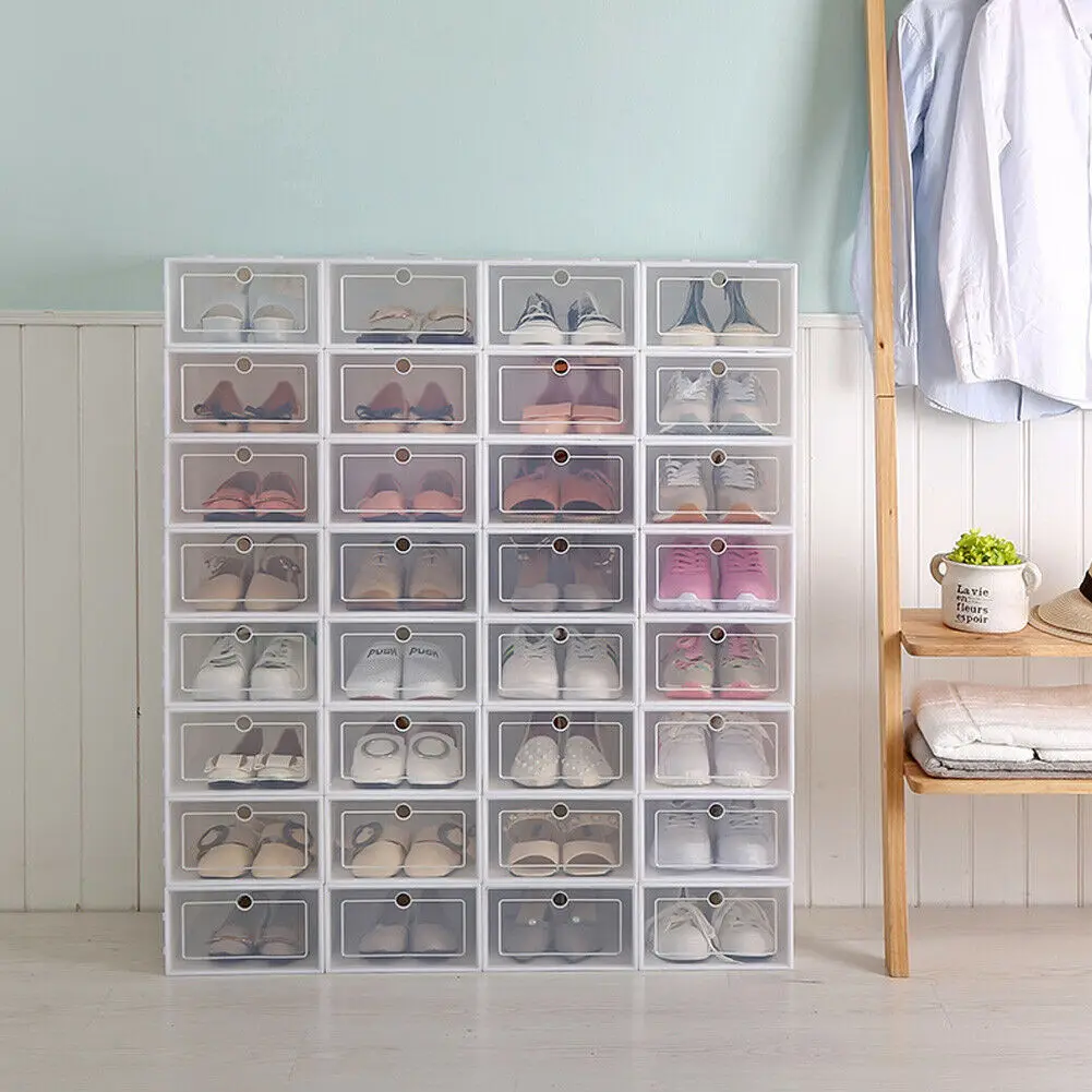 3PC Adeeing Shoe Organizer Clear Plastic Drawer Shoe Storage Box Rectangle PP Thickened Drawer Organizer Shoes Boxes Shoes
3PC Adeeing Shoe Organizer Clear Plastic Drawer Shoe Storage Box Rectangle PP Thickened Drawer Organizer Shoes Boxes Shoes