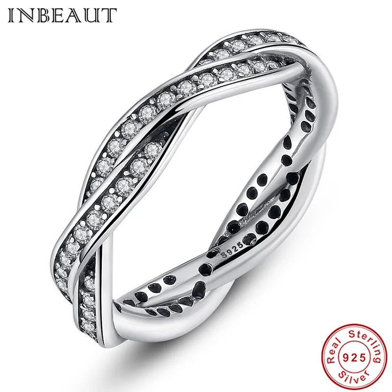 INBEAUT 925 Sterling Silver Twist Of Fate Stackable Ring Braided with Dense Winding Clear CZ Wedding Rings for Women Teen Girls
INBEAUT 925 Sterling Silver Twist Of Fate Stackable Ring Braided with Dense Winding Clear CZ Wedding Rings for Women Teen Girls