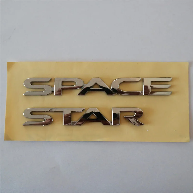 1PC Space Star Word ABS Chrome 3D Letter Badge Name Plate Rear Trunk Emblem With Adhesive Logo Sticker Label
1PC Space Star Word ABS Chrome 3D Letter Badge Name Plate Rear Trunk Emblem With Adhesive Logo Sticker Label