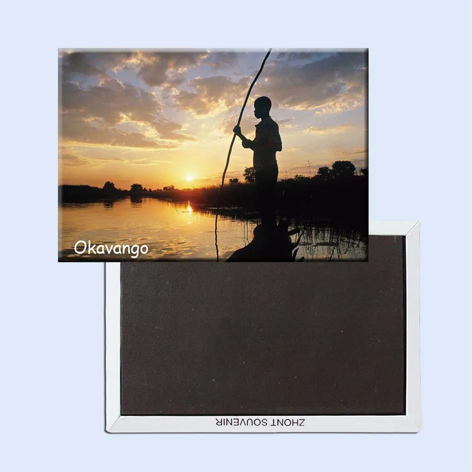 

SOUVEMAG Okavango Botswana Travel Picture Refrigerator Magnets 21162,Souvenirs of Worldwide Tourist Landscape