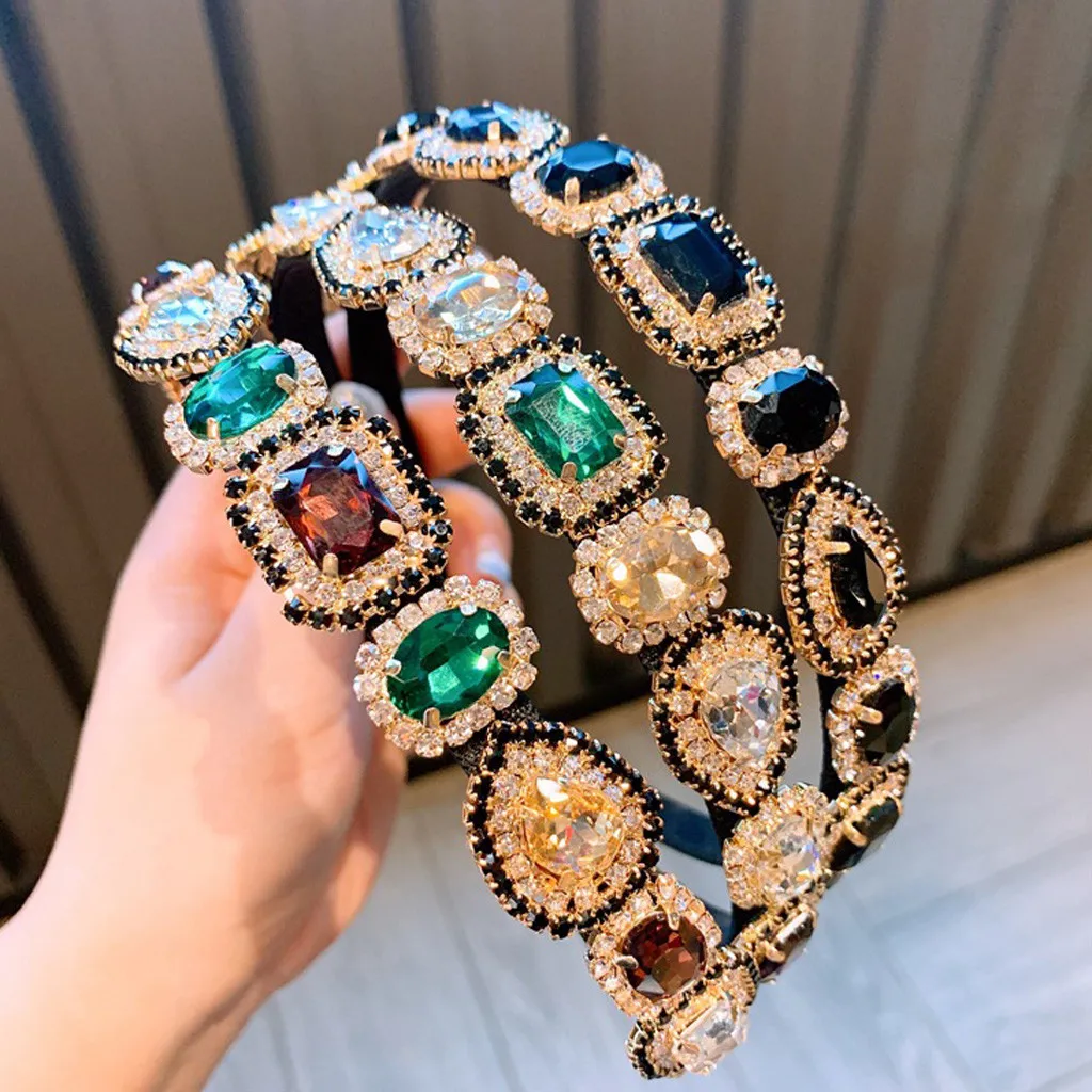 Vintage Hair Accessories Luxury Black Purple Crystal Baroque Hairband Elegant Rhinestone Diamante Headband For Women #L5
Vintage Hair Accessories Luxury Black Purple Crystal Baroque Hairband Elegant Rhinestone Diamante Headband For Women #L5