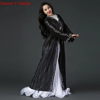 Fashion Lady Women Belly Indian Oriental Dance Diamond Hooded Perspective Coat Competition Costume Rumba Samba Tango Dancewear
Fashion Lady Women Belly Indian Oriental Dance Diamond Hooded Perspective Coat Competition Costume Rumba Samba Tango Dancewear