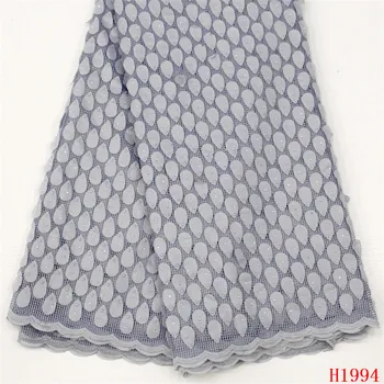 2019 Grey Nigerian Laces Fabrics With Stones High Quality Tulle African Laces Fabric Wedding African French Tulle Lace HJ1994-1
2019 Grey Nigerian Laces Fabrics With Stones High Quality Tulle African Laces Fabric Wedding African French Tulle Lace HJ1994-1