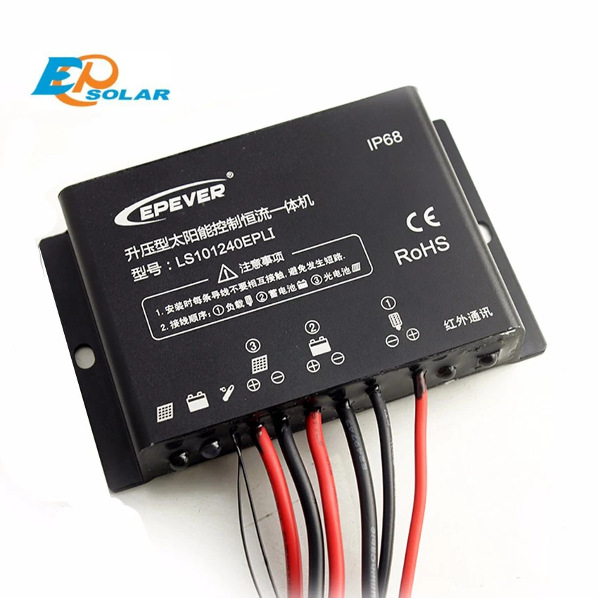 EPSOLAR LS101240EPLI 10A 12V Solar charger controller timer IP67 Waterproof IR mobile APP
EPSOLAR LS101240EPLI 10A 12V Solar charger controller timer IP67 Waterproof IR mobile APP
