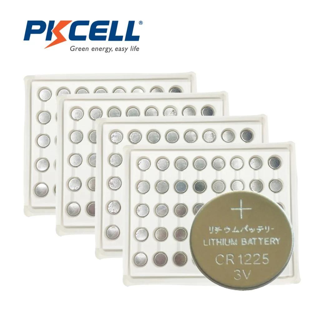 100Pcs PKCELL BR1225 EBR1225 CR1225 3V EBR 1225 Lithium Battery Button Cell Batteries
100Pcs PKCELL BR1225 EBR1225 CR1225 3V EBR 1225 Lithium Battery Button Cell Batteries