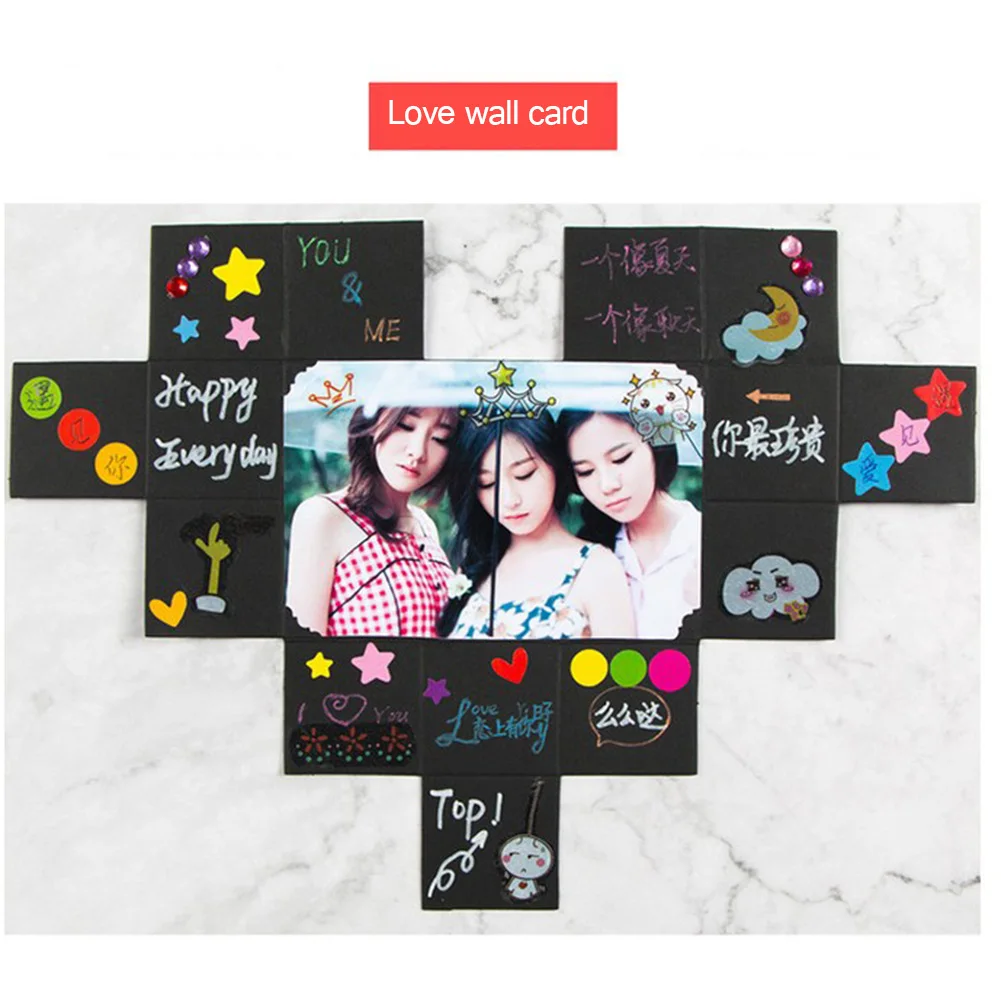 explosion gift box diy photo album storage box valentines day