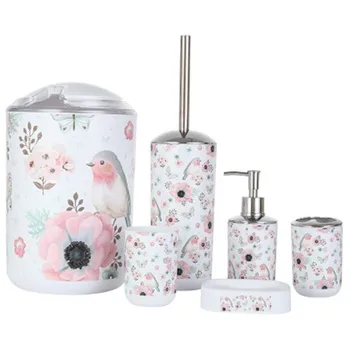 Hot selling!!! 6PCS Kawaii Bird Solid Luxury Plastic Bathroom Accessories Set Tooth Brush Holder Bathroom Tools Set Bath Storage
Hot selling!!! 6PCS Kawaii Bird Solid Luxury Plastic Bathroom Accessories Set Tooth Brush Holder Bathroom Tools Set Bath Storage