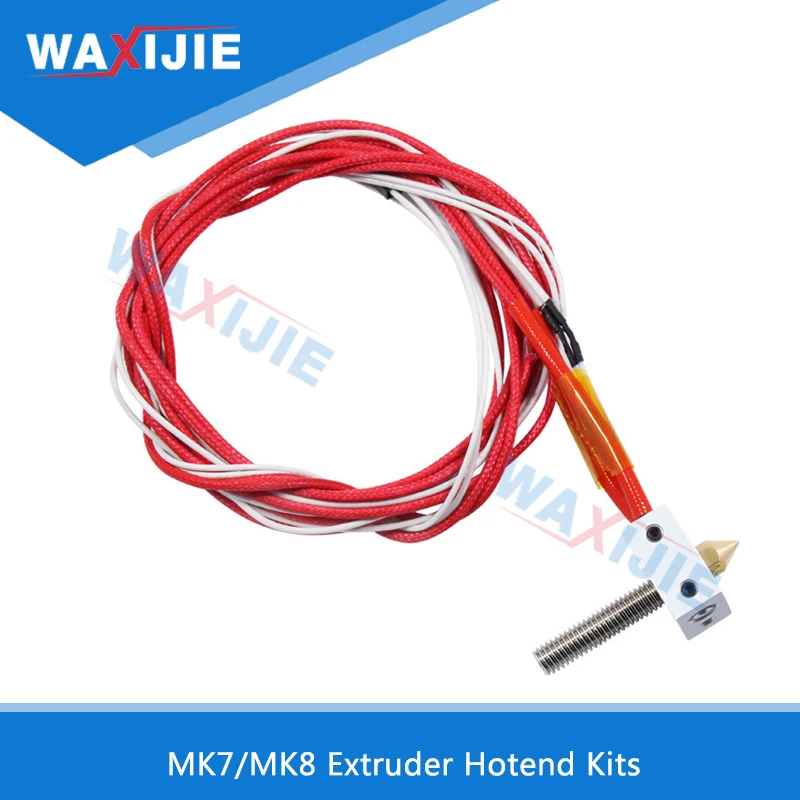 5Pcs/Lot MK7/MK8 Extruder Hotend Kits With Heated Block M6*30mm Throat 1.75/0.4mm Nozzle 12V40W Cartridge Heater 3D Printer Part
5Pcs/Lot MK7/MK8 Extruder Hotend Kits With Heated Block M6*30mm Throat 1.75/0.4mm Nozzle 12V40W Cartridge Heater 3D Printer Part