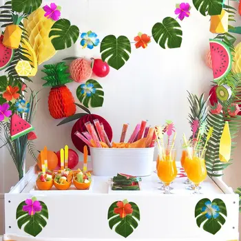 Hawaiian Party Decorations Large Glitter Aloha Banner, Tropical Palm Leaves for Hawaiian Aloha Party Decorations Hibiscus Flower
Hawaiian Party Decorations Large Glitter Aloha Banner, Tropical Palm Leaves for Hawaiian Aloha Party Decorations Hibiscus Flower