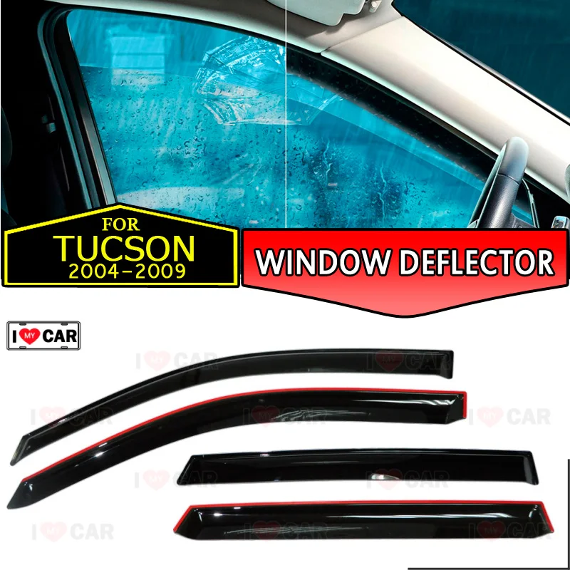 Window deflector for Hyundai Tucson 2004-2009 car window deflector wind guard vent sun rain visor cover car styling decor
Window deflector for Hyundai Tucson 2004-2009 car window deflector wind guard vent sun rain visor cover car styling decor