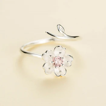 XIYANIKE 925 Sterling Silver Ring Female Cherry Blossoms Rings For Women 2017 Simple And Fresh Personality Wedding Rings VRS2280
XIYANIKE 925 Sterling Silver Ring Female Cherry Blossoms Rings For Women 2017 Simple And Fresh Personality Wedding Rings VRS2280