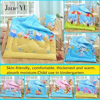 JaneYU Children's autumn winter cartoon washable thick spring and autumn core kindergarten quilt baby nap small quilt 110x150cm
JaneYU Children's autumn winter cartoon washable thick spring and autumn core kindergarten quilt baby nap small quilt 110x150cm