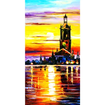 DIY 5D Diamond Painting Cross Stitch "Church and Sea" Round Drill Full Rhinestone Picture Diamond Embroidery Home Decor
DIY 5D Diamond Painting Cross Stitch "Church and Sea" Round Drill Full Rhinestone Picture Diamond Embroidery Home Decor
