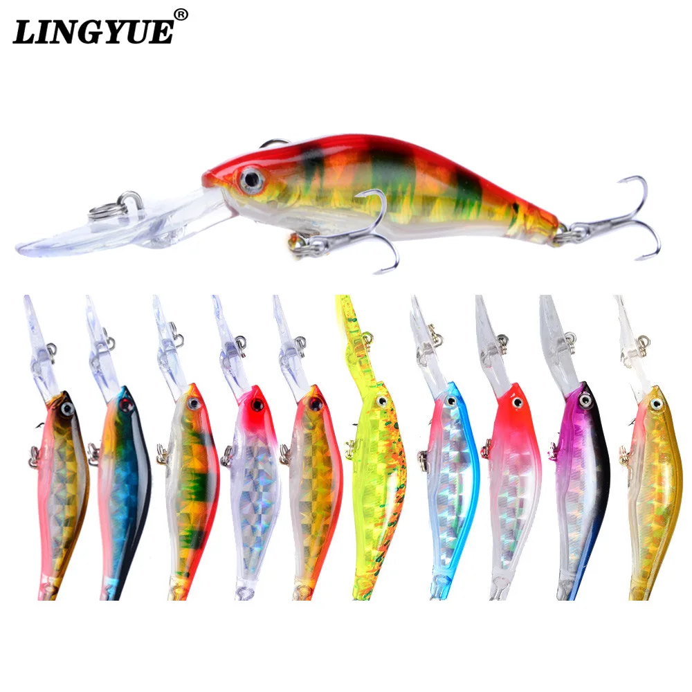 1pcs Fishing Lures 9cm/7g Minnow Lures 5 Colors Available Bass Crankbait Wobblers Fishing Tackle Lifelike Fake Fish bait Pesca
1pcs Fishing Lures 9cm/7g Minnow Lures 5 Colors Available Bass Crankbait Wobblers Fishing Tackle Lifelike Fake Fish bait Pesca