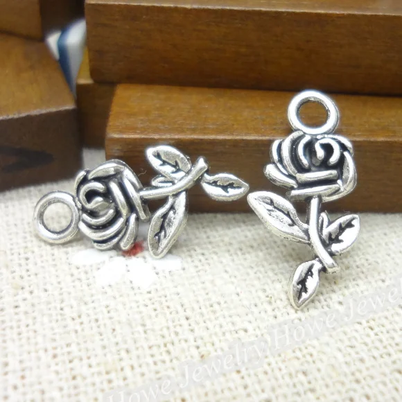 120 pcs Vintage Charms Flower Pendant Antique silver Fit Bracelets Necklace DIY Metal Jewelry Making
120 pcs Vintage Charms Flower Pendant Antique silver Fit Bracelets Necklace DIY Metal Jewelry Making