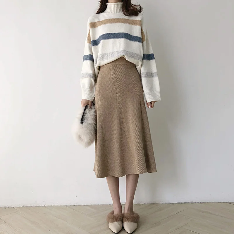 2019 New Women Solid Skirt High Waist Cotton Loose Skirt Autumn Winter A-line Casual Skirts High-end
2019 New Women Solid Skirt High Waist Cotton Loose Skirt Autumn Winter A-line Casual Skirts High-end