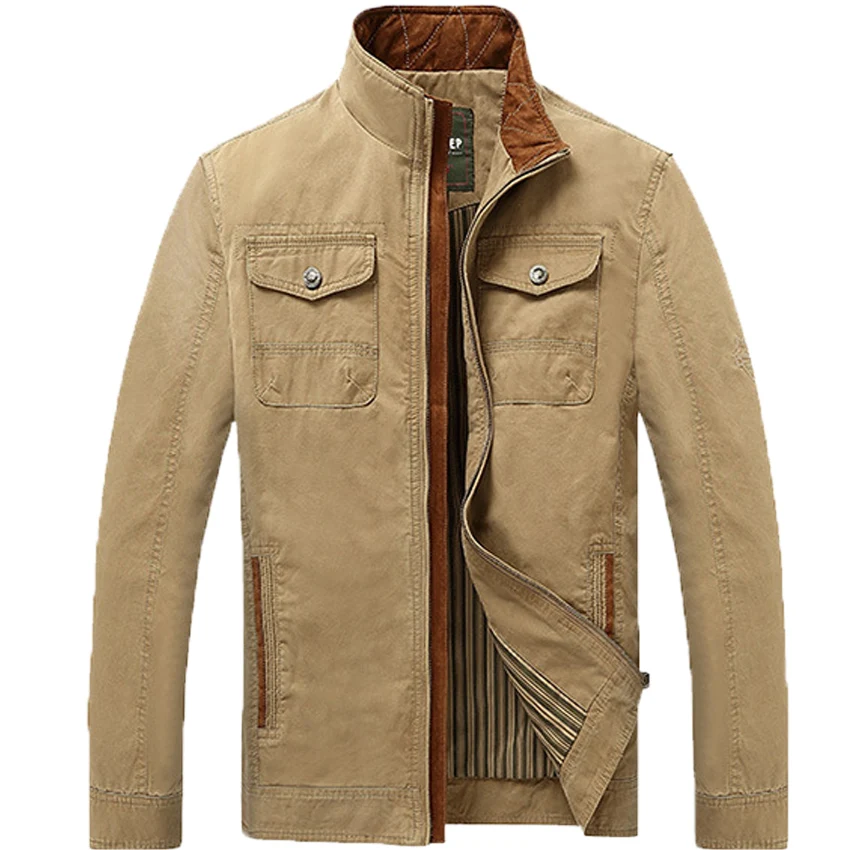 Mens Cotton Outwear Solid Coat Autumn and Spring Dress Jacket for Men Size M-4XL Nian JEEP Overcoat 118
Mens Cotton Outwear Solid Coat Autumn and Spring Dress Jacket for Men Size M-4XL Nian JEEP Overcoat 118