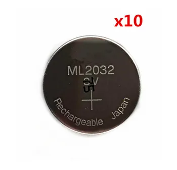 10PCS/LOT New Original ML2032 3V Rechargeable lithium battery button cell button batteries (ML2032)
10PCS/LOT New Original ML2032 3V Rechargeable lithium battery button cell button batteries (ML2032)