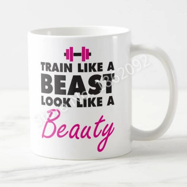 Funny Train Like A Beast Look Like a Beauty Coffee Mug Humor Gym Quote Training Mugs Body Fitness Gifts Friend Lady Workout 11oz
Funny Train Like A Beast Look Like a Beauty Coffee Mug Humor Gym Quote Training Mugs Body Fitness Gifts Friend Lady Workout 11oz