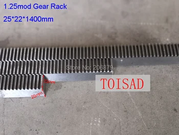 1Pcs 1.25M Mode 25(H)*22(W)*1400mm Gear Rack Straight Teeth Toothed CNC Router 1325 Machine
1Pcs 1.25M Mode 25(H)*22(W)*1400mm Gear Rack Straight Teeth Toothed CNC Router 1325 Machine