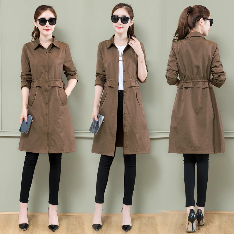 2019 women spring coat raincoat New thin windbreaker coat ladies fashion coats Korea Single-breasted Ladies coats 967
2019 women spring coat raincoat New thin windbreaker coat ladies fashion coats Korea Single-breasted Ladies coats 967
