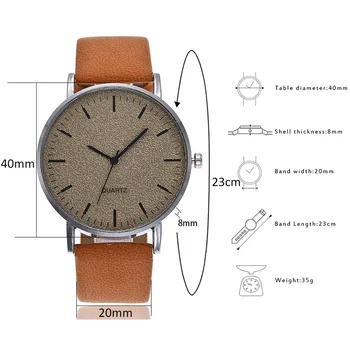 Droppshiping VANSVAR Unisex Men Women Matte Dial Wristwatch Leather Band Quartz Wrist Watch dg88
Droppshiping VANSVAR Unisex Men Women Matte Dial Wristwatch Leather Band Quartz Wrist Watch dg88