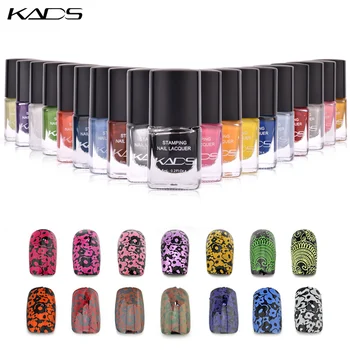 KADS 6 Bottle/LOT Stamping nail lacquer Regular Nail Polish & stamp nail polish for stamps Nail Art Stamping Print Varnish
KADS 6 Bottle/LOT Stamping nail lacquer Regular Nail Polish & stamp nail polish for stamps Nail Art Stamping Print Varnish