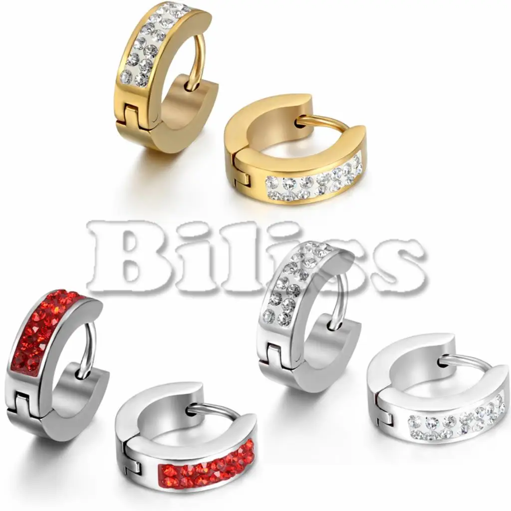 2017 Fashion Small Hoop Earrings Round Crystal CZ Stone Rhinestone Hoop Earings For Men Women pendientes aro Red/ Gold/ Silver
2017 Fashion Small Hoop Earrings Round Crystal CZ Stone Rhinestone Hoop Earings For Men Women pendientes aro Red/ Gold/ Silver