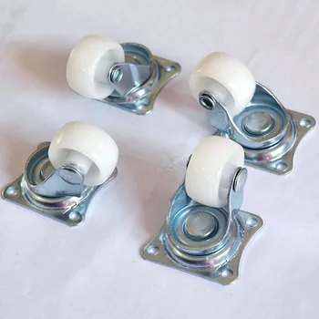 1PC Universal Swivel Casters 1" Furniture Wheel Castor White PP Nylon Dual Roller Wheel For Platform Trolley Chair Fixed Swivel
1PC Universal Swivel Casters 1" Furniture Wheel Castor White PP Nylon Dual Roller Wheel For Platform Trolley Chair Fixed Swivel