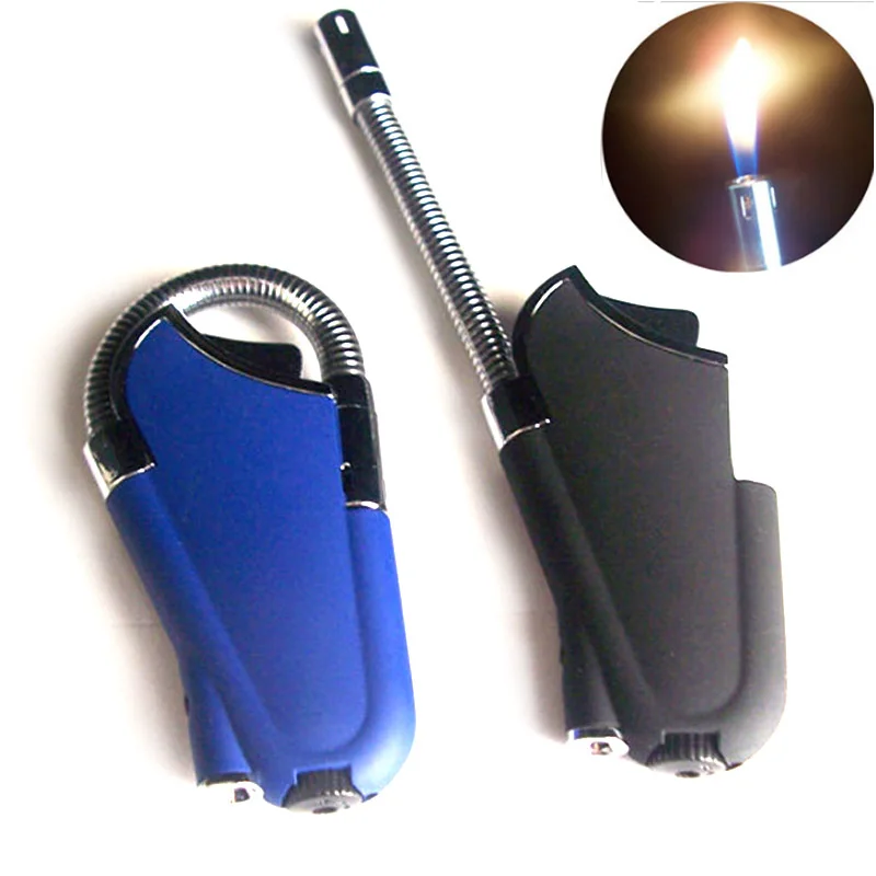 Creative Butane Gas Lighters With Flashlight Refillable Metal Fold Gun Cigarette Lighter Torch Fire Barbecue Kitchen Tools
Creative Butane Gas Lighters With Flashlight Refillable Metal Fold Gun Cigarette Lighter Torch Fire Barbecue Kitchen Tools