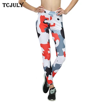 TCJULY Fashion Camouflage Print Women's Leggings High Waist Skinny Push Up Ankle Length Pants Quick Dry Stretch Fitness Leggings
TCJULY Fashion Camouflage Print Women's Leggings High Waist Skinny Push Up Ankle Length Pants Quick Dry Stretch Fitness Leggings