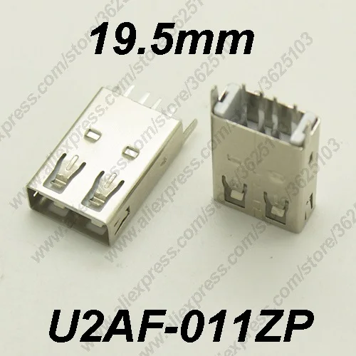 10PCS U2AF-011Z/U2AF-011ZP USB 2.0 Connector H=19.5MM Straight Feet Charging Socket USB 2.0 Female Jack Data Transmission
10PCS U2AF-011Z/U2AF-011ZP USB 2.0 Connector H=19.5MM Straight Feet Charging Socket USB 2.0 Female Jack Data Transmission