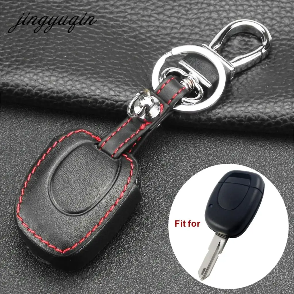 jingyuqin Car Key Cover Leather Case For Renault Twingo Clio Kangoo Master 1 Button Fob Shell Protection Holder
jingyuqin Car Key Cover Leather Case For Renault Twingo Clio Kangoo Master 1 Button Fob Shell Protection Holder