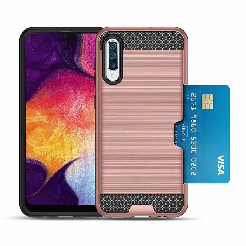 For Samsung Galaxy A20 A30 A50 Case Shockproof TPU + PC Brushed Dual Layer Armor Case For Galaxy A80 A90 With Card Slot
For Samsung Galaxy A20 A30 A50 Case Shockproof TPU + PC Brushed Dual Layer Armor Case For Galaxy A80 A90 With Card Slot