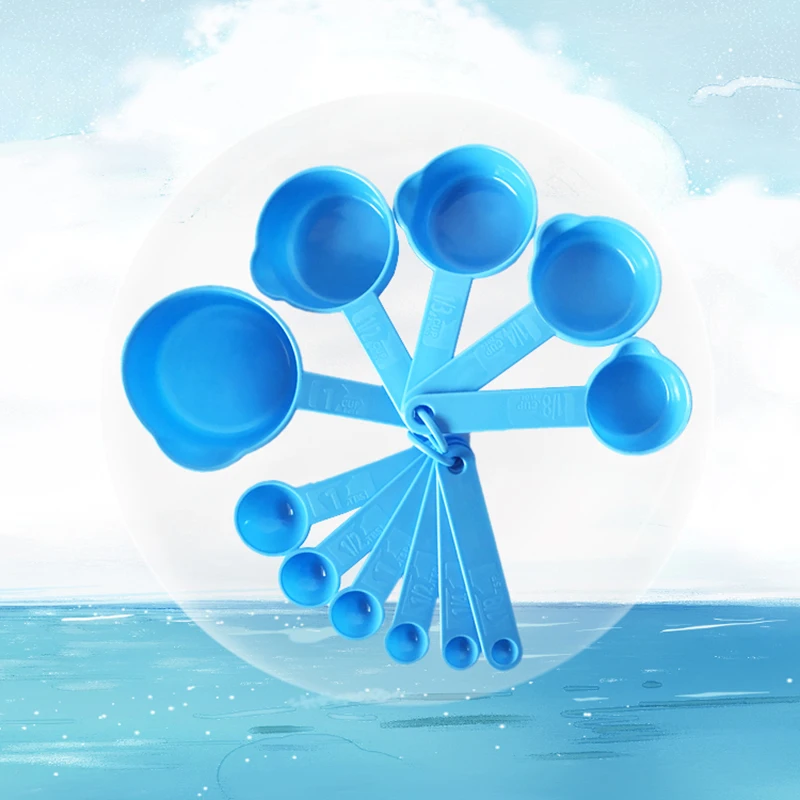 11 Pcs / set Plastic Handle Cups Measuring Spoons Set For Coffee Scoop Kitchen Cooking Baking Utensil Kitchen Measuring Tool
11 Pcs / set Plastic Handle Cups Measuring Spoons Set For Coffee Scoop Kitchen Cooking Baking Utensil Kitchen Measuring Tool